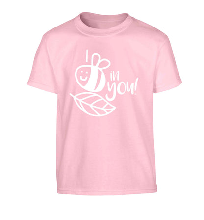 I believe in you Children's light pink Tshirt 12-13 Years