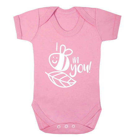 I believe in you Baby Vest pale pink 18-24 months