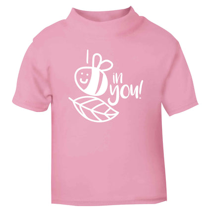 I believe in you light pink Baby Toddler Tshirt 2 Years