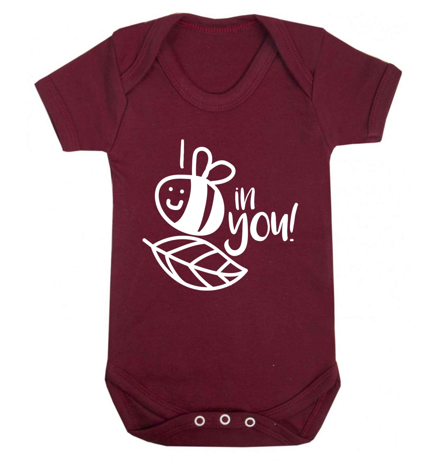 I believe in you Baby Vest maroon 18-24 months