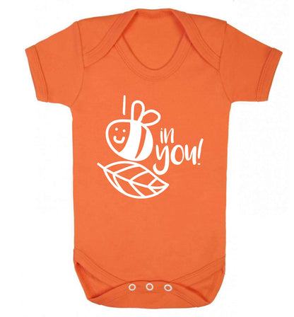 I believe in you Baby Vest orange 18-24 months