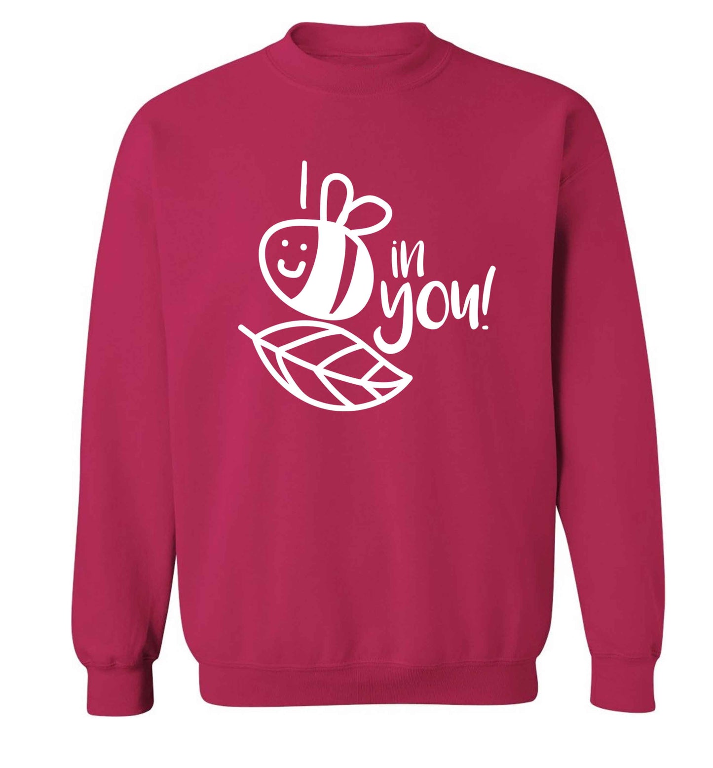 I believe in you Adult's unisex pink Sweater 2XL