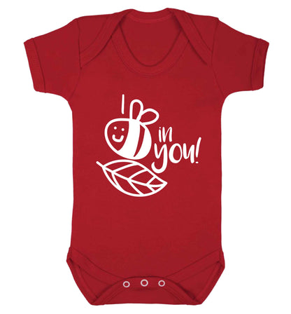 I believe in you Baby Vest red 18-24 months