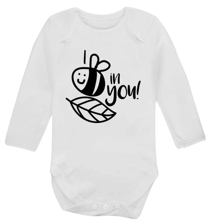 I believe in you Baby Vest long sleeved white 6-12 months