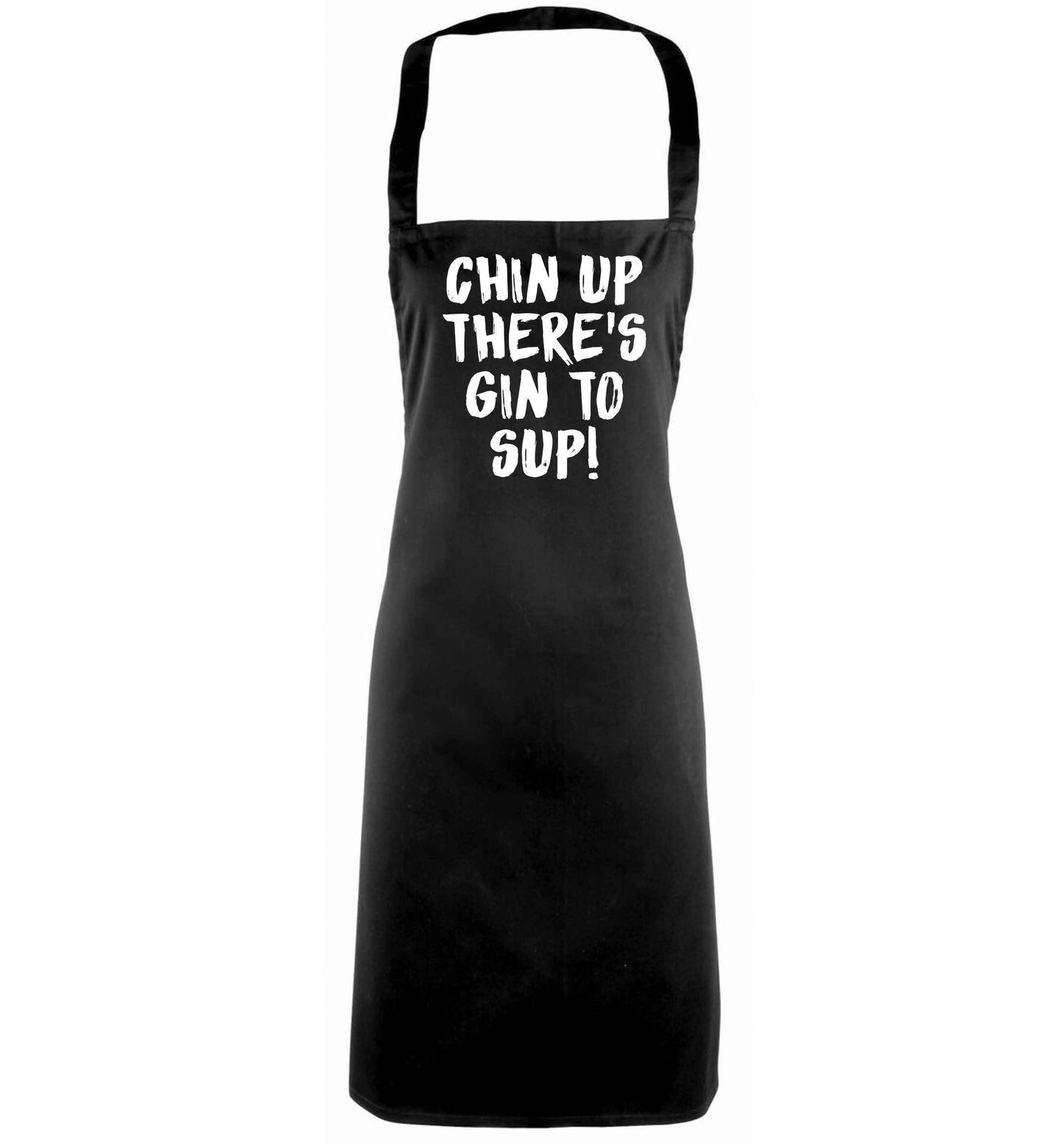 Chin up there's gin to sup black apron