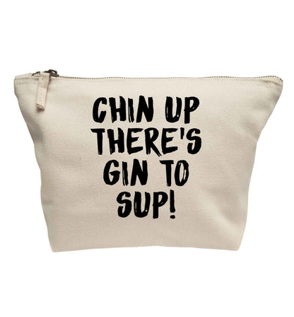 Chin up there's gin to sup | makeup / wash bag