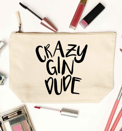 Crazy gin dude natural makeup bag