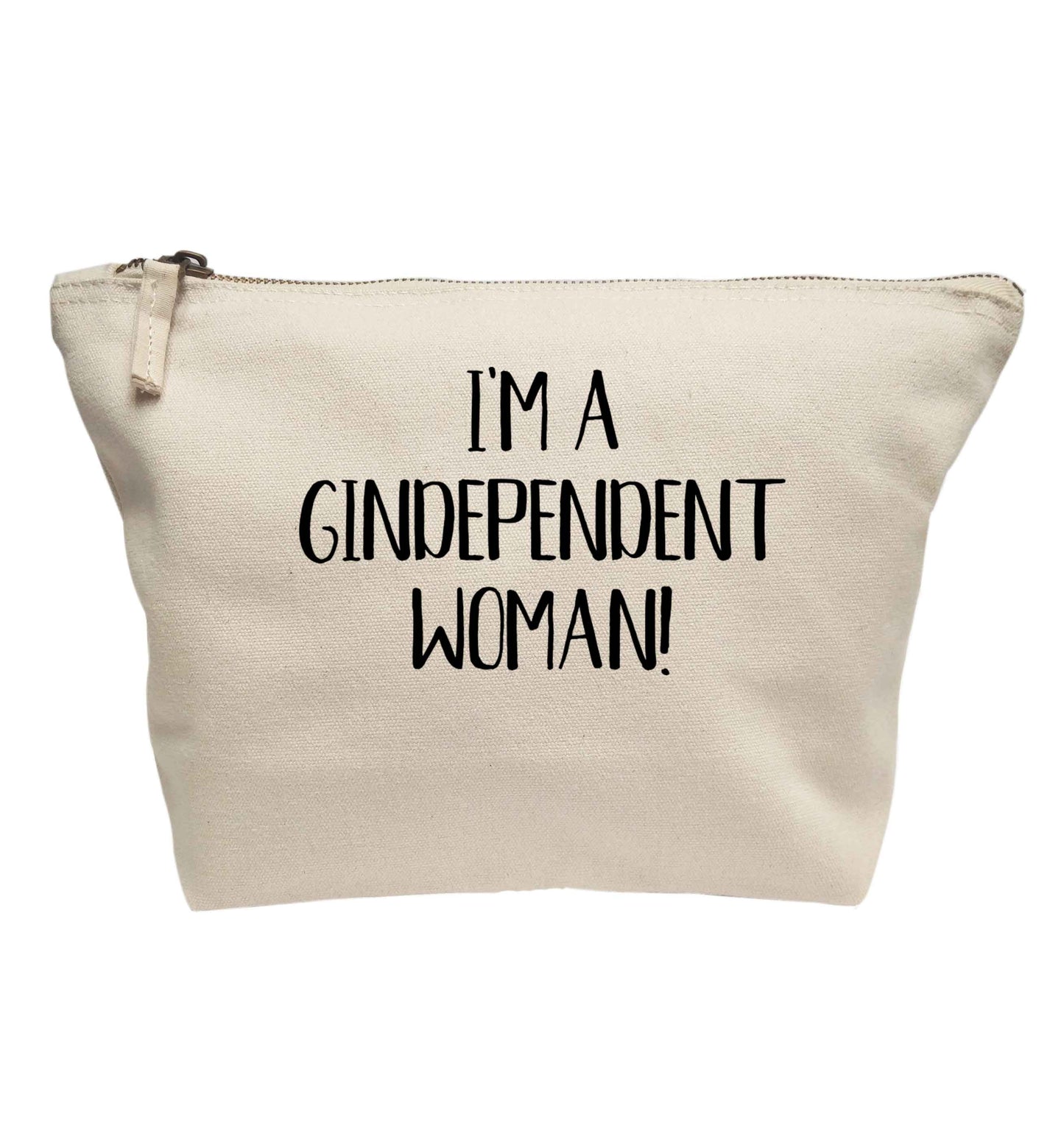 I'm a gindependent woman | makeup / wash bag