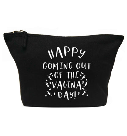 Happy coming out of the vagina day | makeup / wash bag