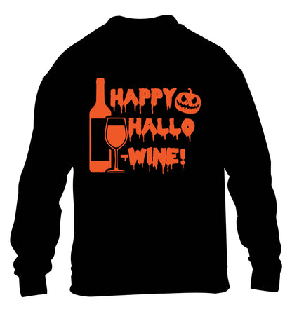 Happy hallow-wine children's black sweater 12-13 Years