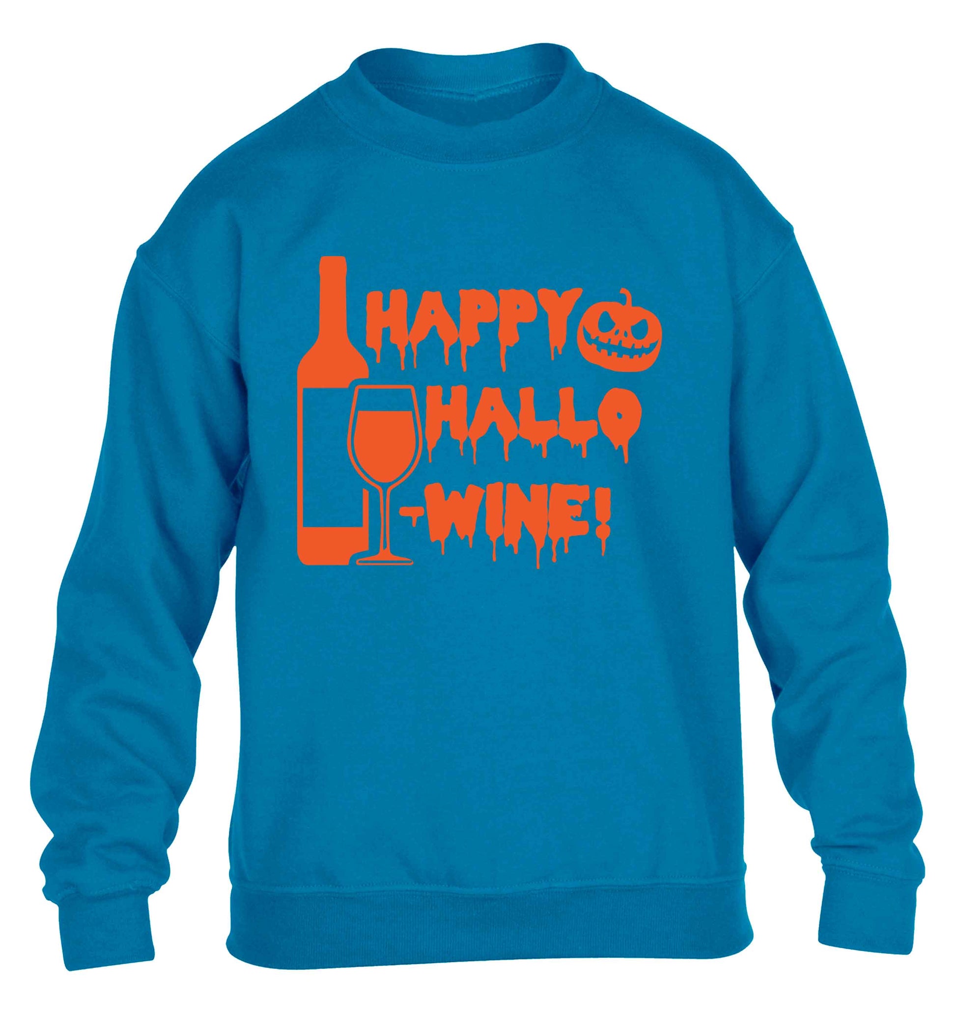 Happy hallow-wine children's blue sweater 12-13 Years