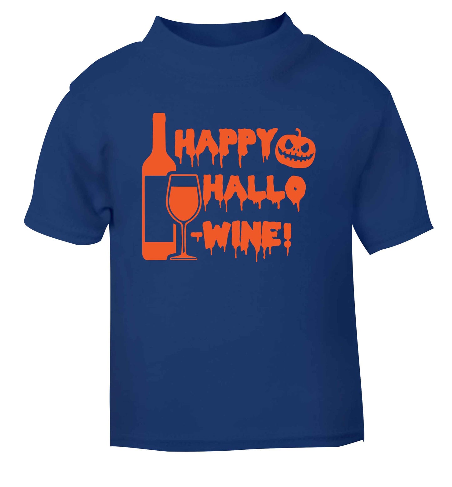 Happy hallow-wine blue Baby Toddler Tshirt 2 Years