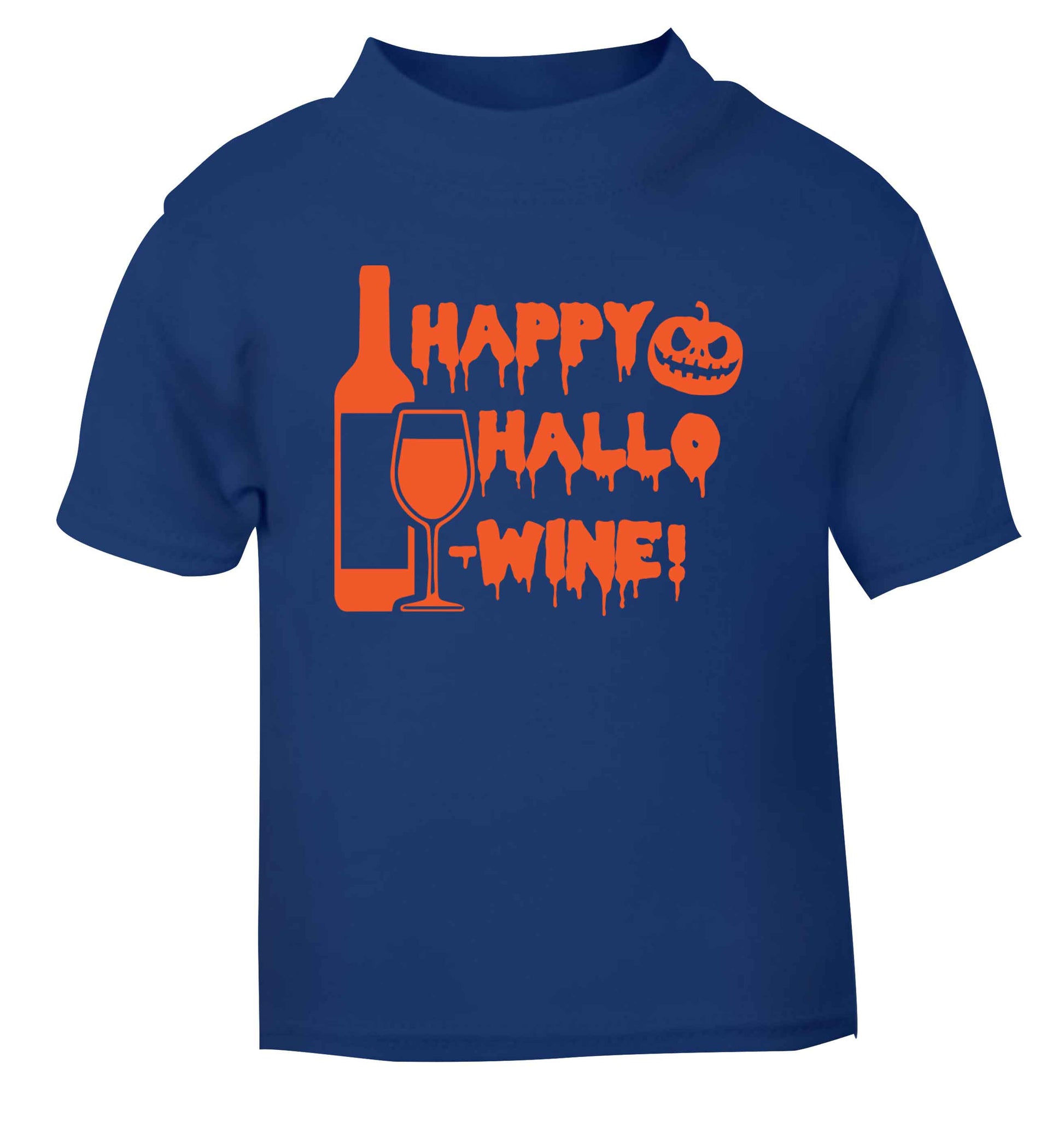 Happy hallow-wine blue Baby Toddler Tshirt 2 Years