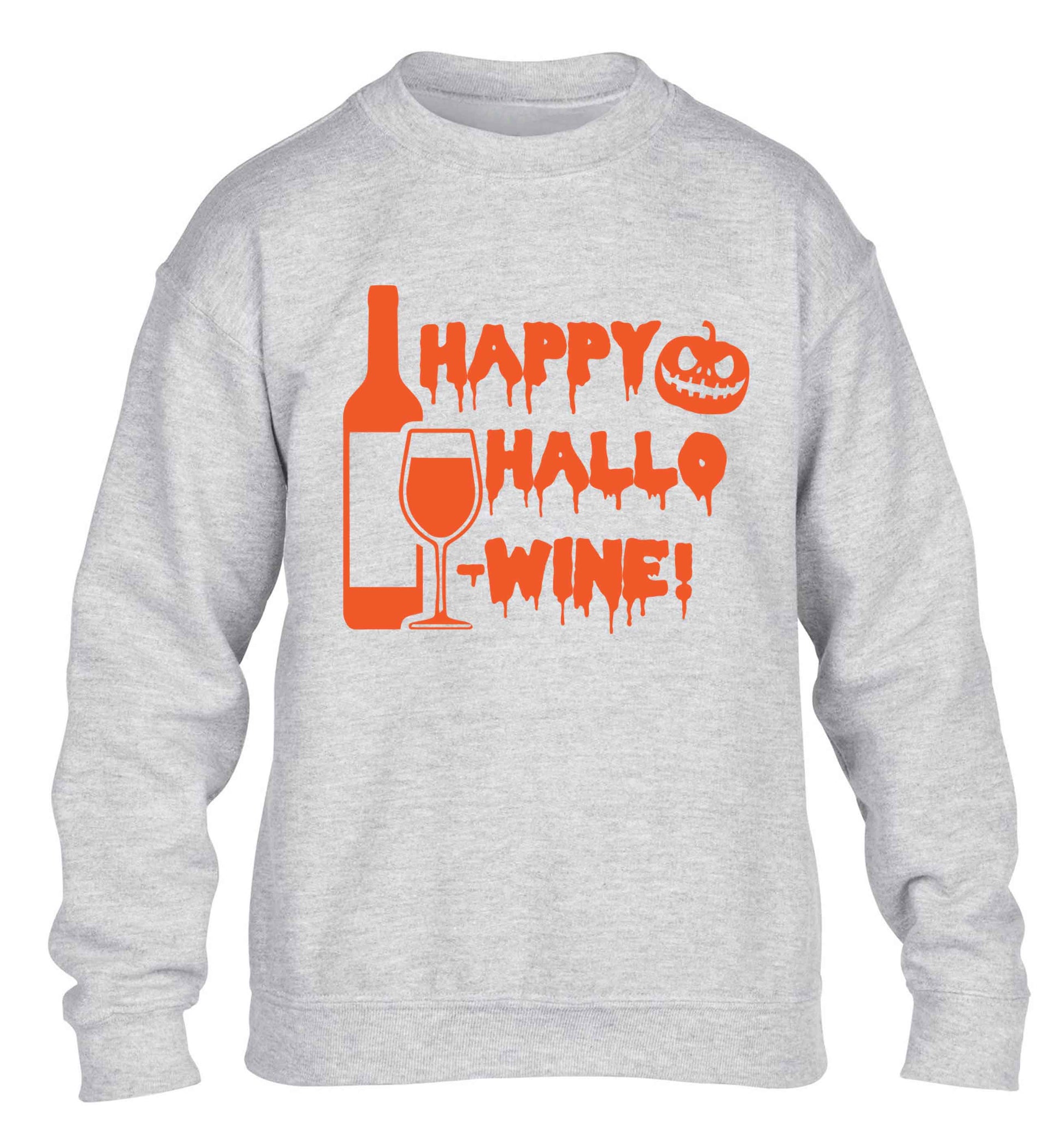 Happy hallow-wine children's grey sweater 12-13 Years