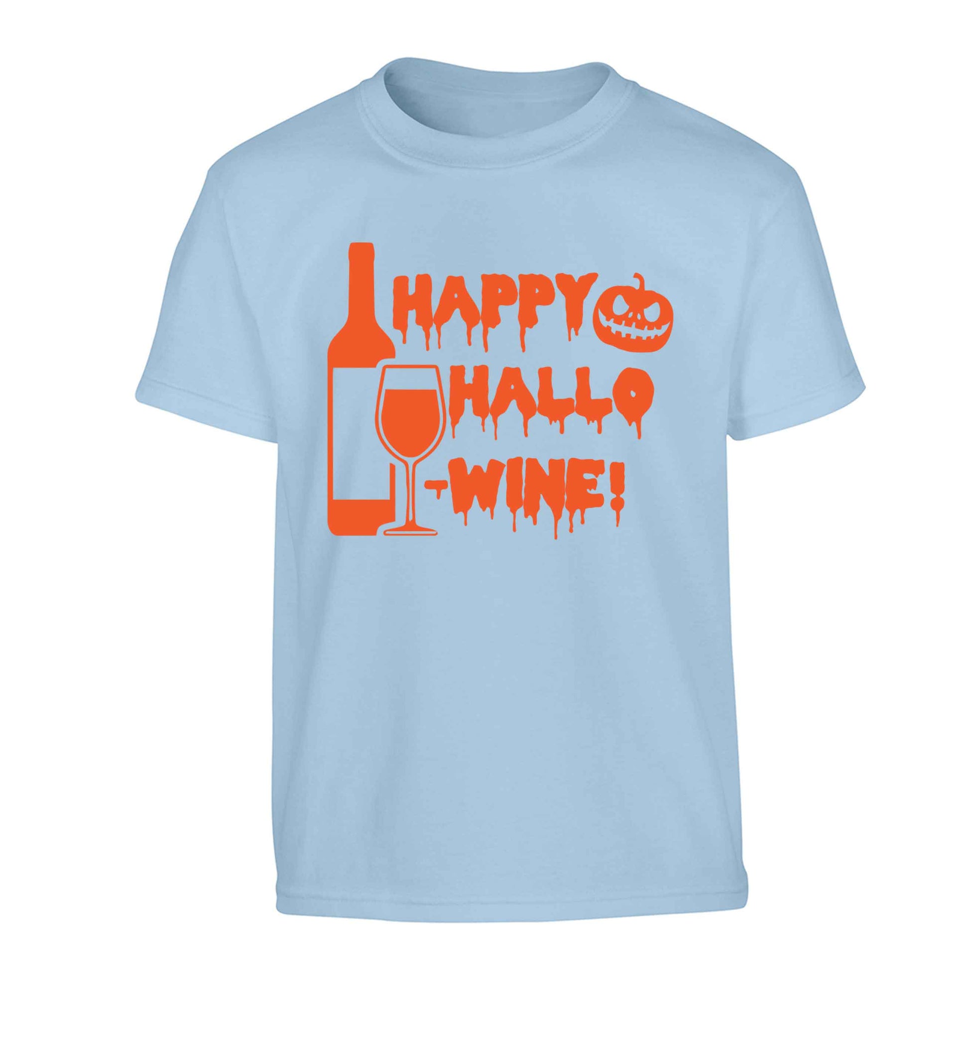 Happy hallow-wine Children's light blue Tshirt 12-13 Years