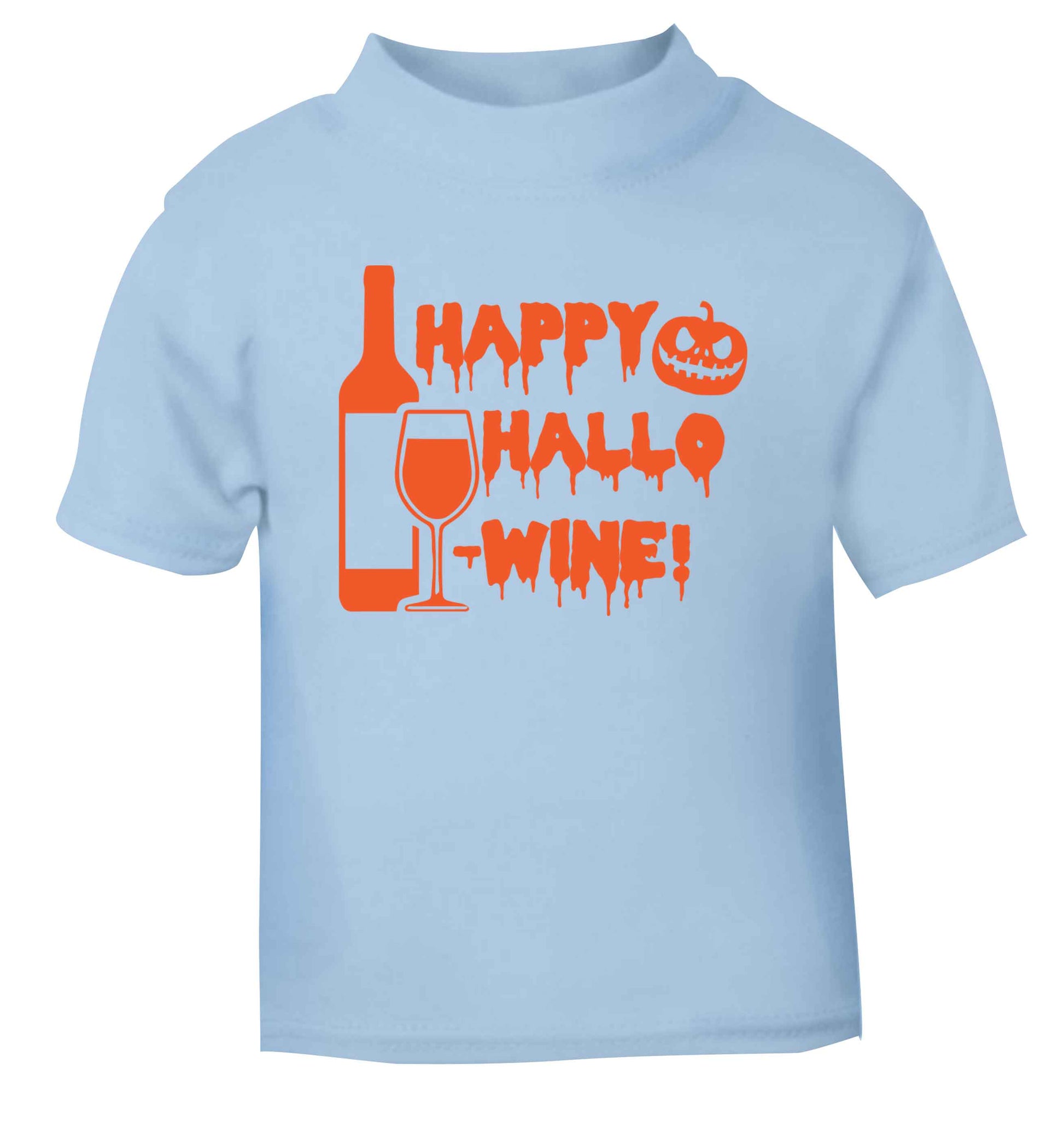 Happy hallow-wine light blue Baby Toddler Tshirt 2 Years