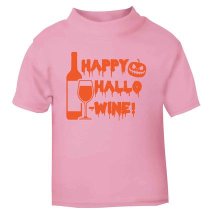 Happy hallow-wine light pink Baby Toddler Tshirt 2 Years