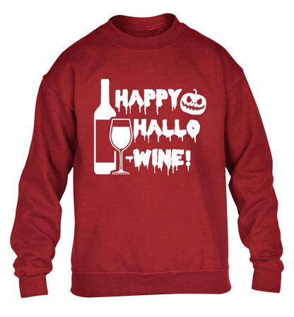 Happy hallow-wine children's grey sweater 12-13 Years