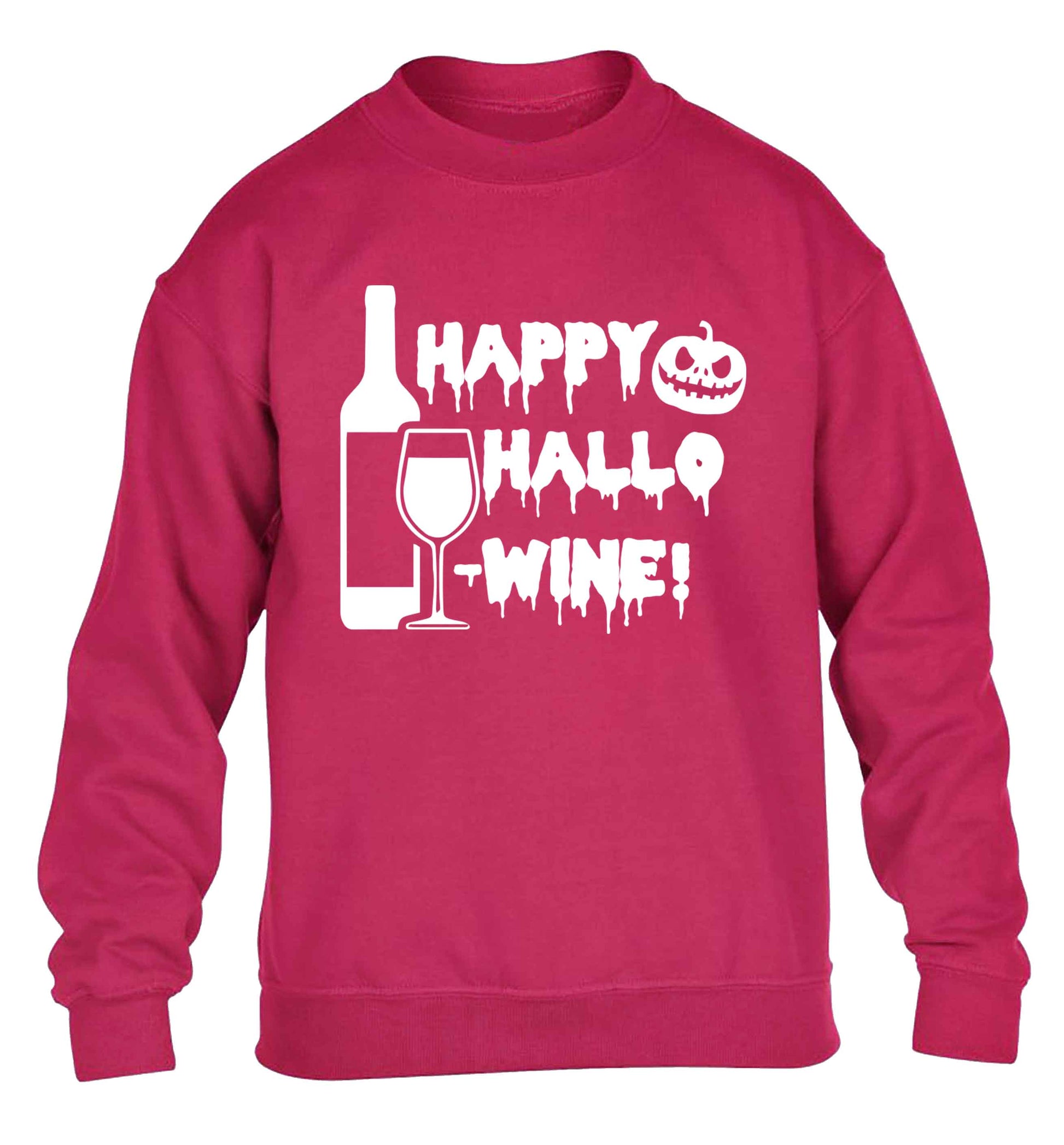 Happy hallow-wine children's pink sweater 12-13 Years