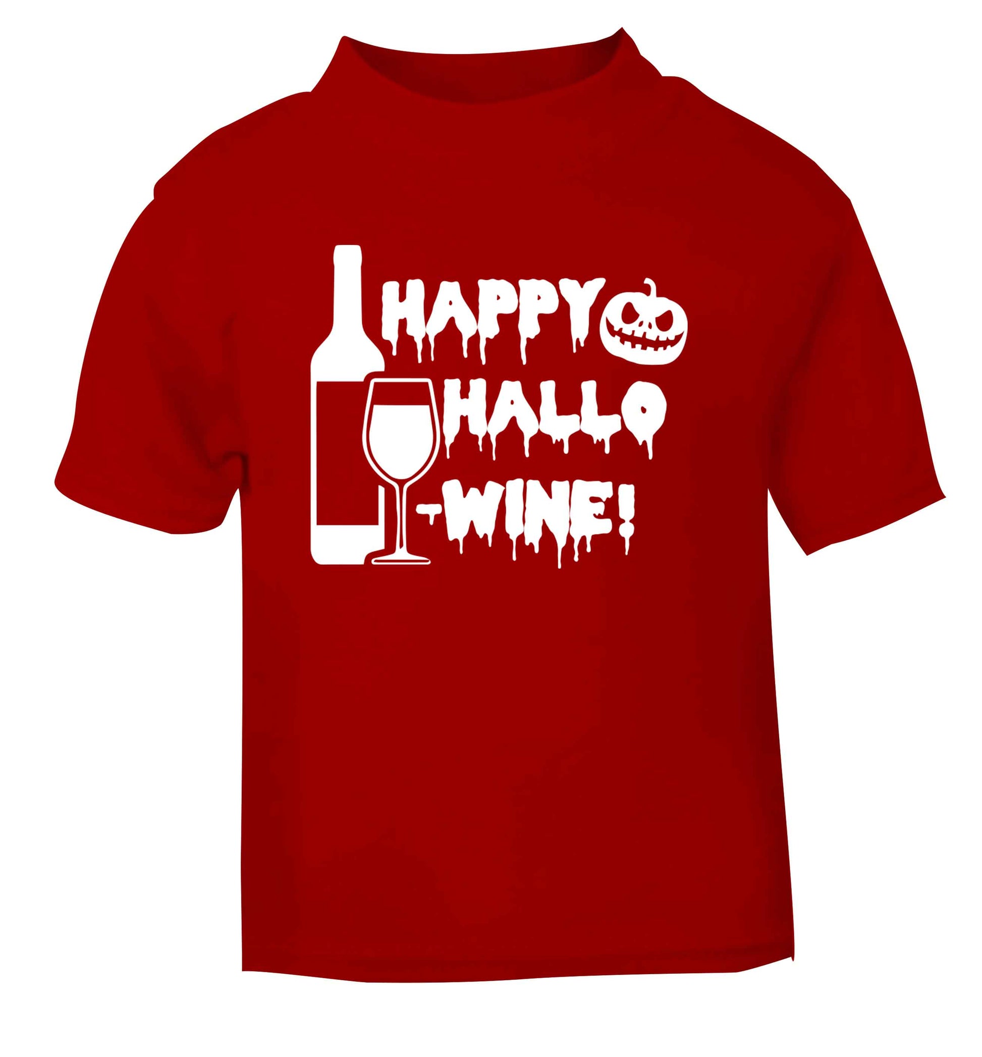 Happy hallow-wine red Baby Toddler Tshirt 2 Years