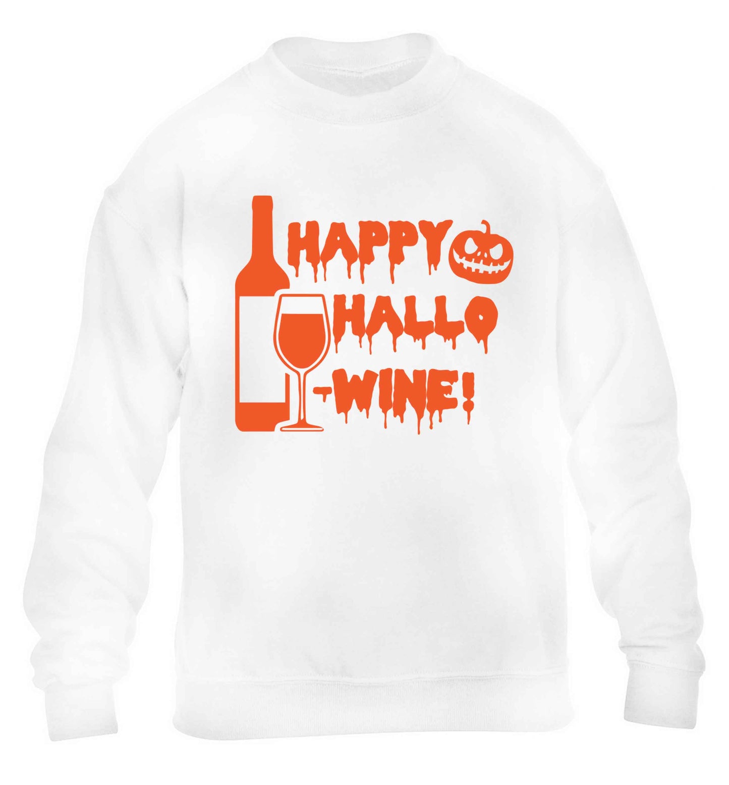 Happy hallow-wine children's white sweater 12-13 Years