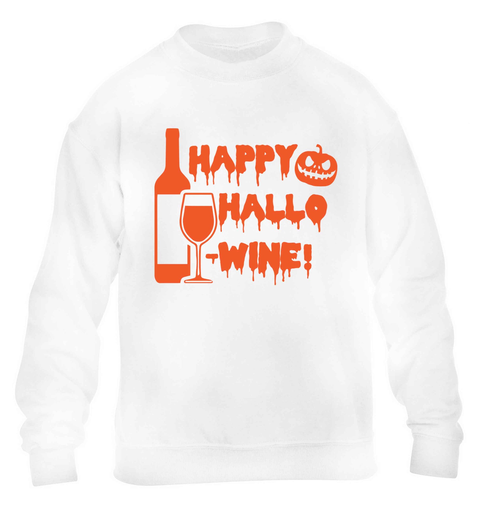 Happy hallow-wine children's white sweater 12-13 Years