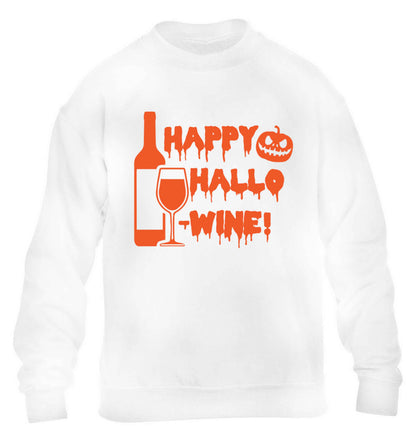 Happy hallow-wine children's white sweater 12-13 Years