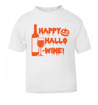 Happy hallow-wine white Baby Toddler Tshirt 2 Years