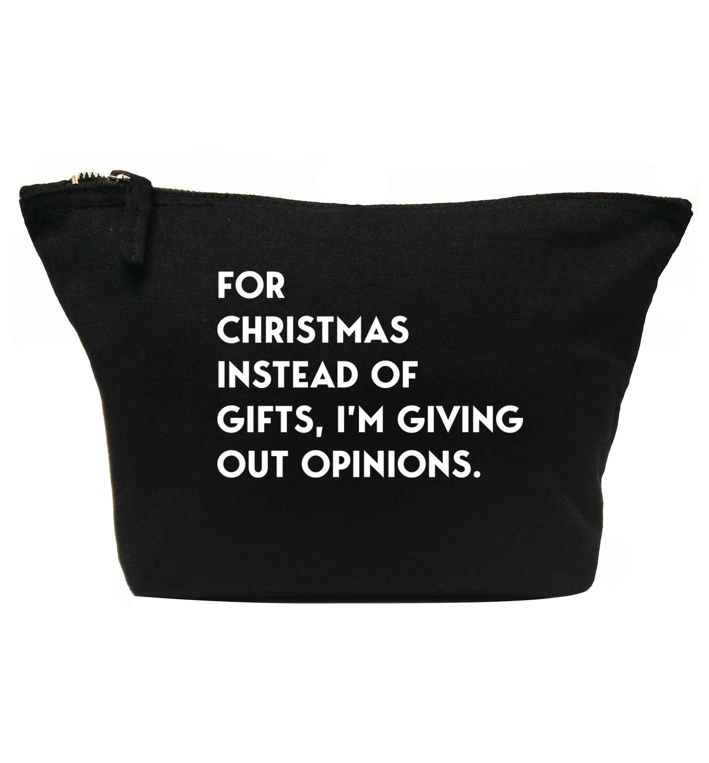 For Christmas instead of giving out gifts I'm giving out opinions | makeup / wash bag