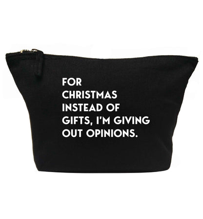 For Christmas instead of giving out gifts I'm giving out opinions | makeup / wash bag