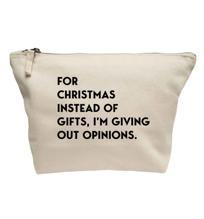 For Christmas instead of giving out gifts I'm giving out opinions | makeup / wash bag