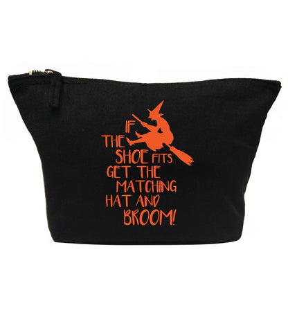 If the shoe fits get the matching hat and broom | makeup / wash bag