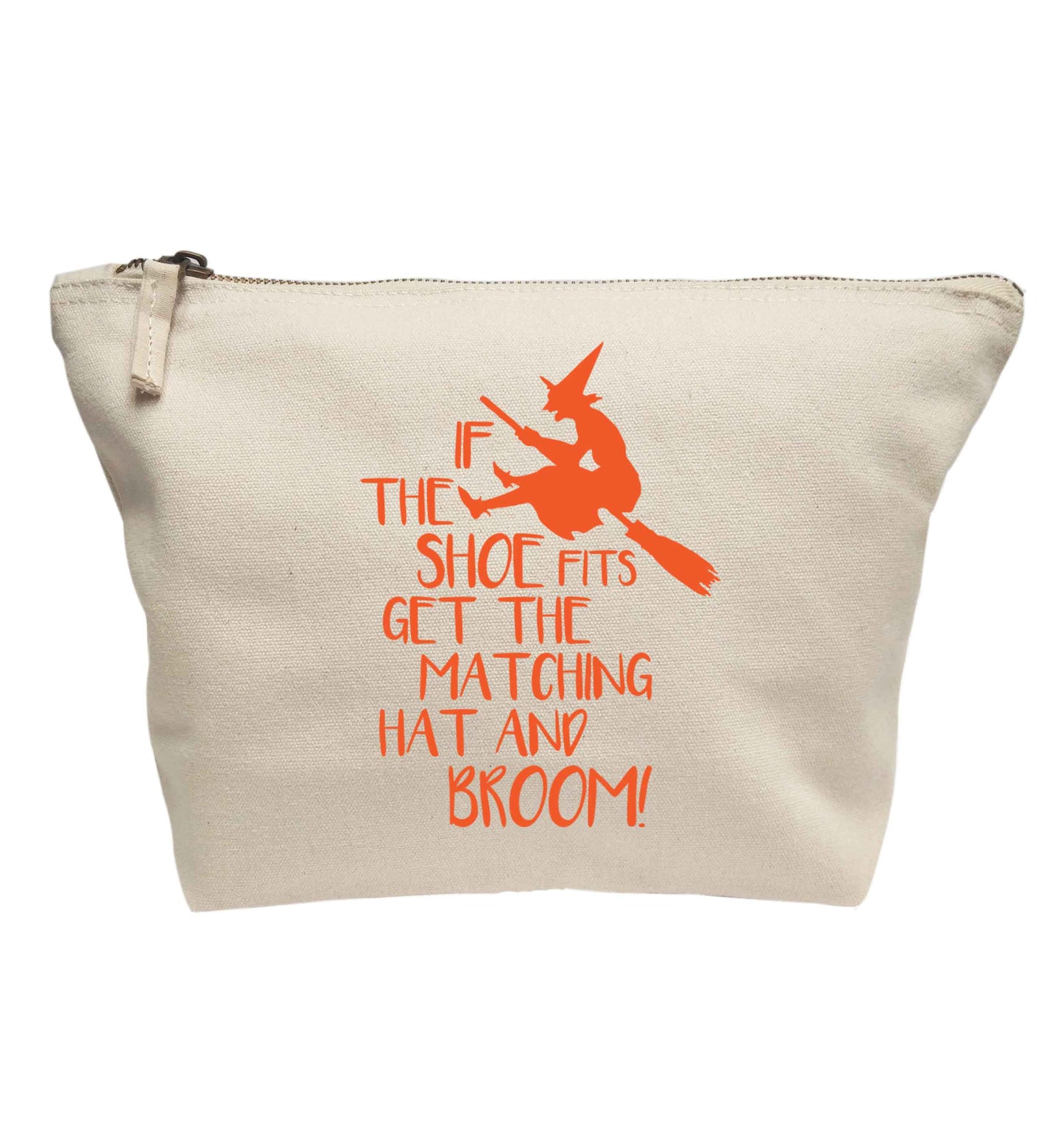 If the shoe fits get the matching hat and broom | makeup / wash bag
