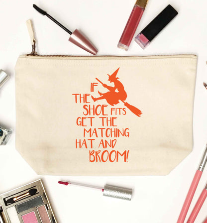 If the shoe fits get the matching hat and broom natural makeup bag