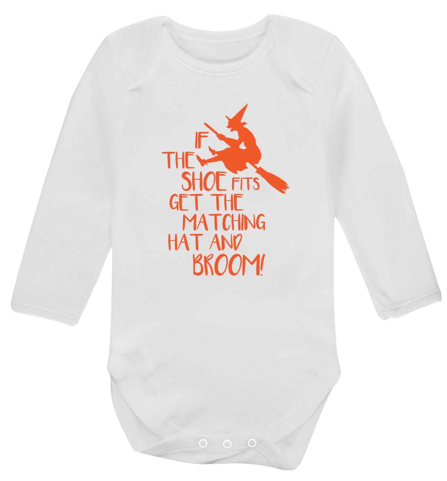 If the shoe fits get the matching hat and broom Baby Vest long sleeved white 6-12 months