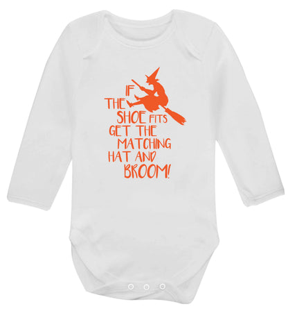 If the shoe fits get the matching hat and broom Baby Vest long sleeved white 6-12 months