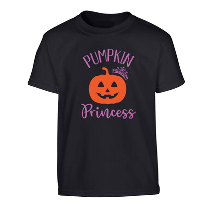 Happiness Pumpkin Spice Children's black Tshirt 12-13 Years