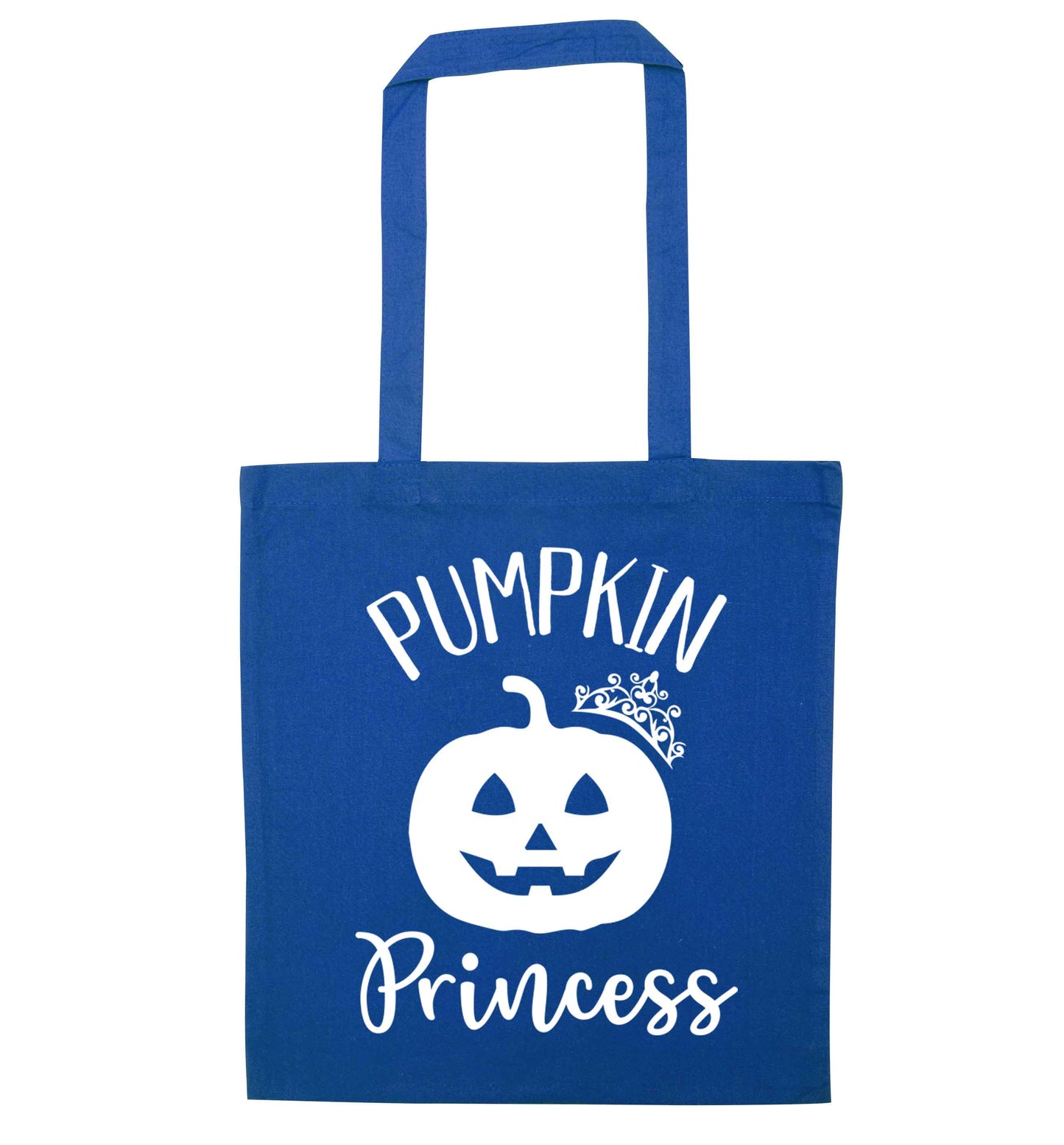 Happiness Pumpkin Spice blue tote bag