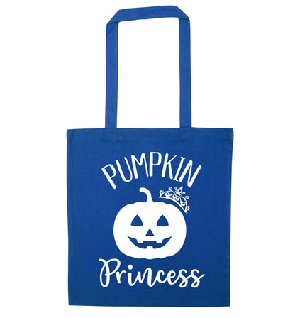 Happiness Pumpkin Spice blue tote bag