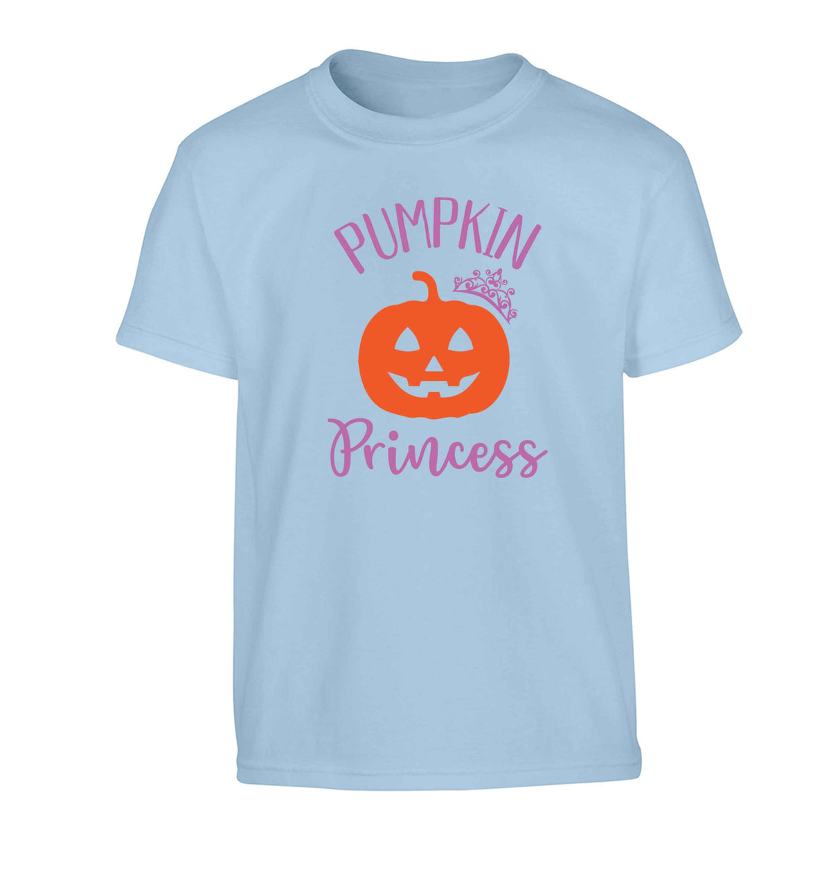 Happiness Pumpkin Spice Children's light blue Tshirt 12-13 Years