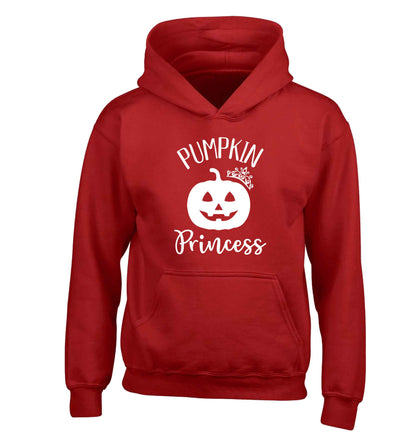 Happiness Pumpkin Spice children's red hoodie 12-13 Years