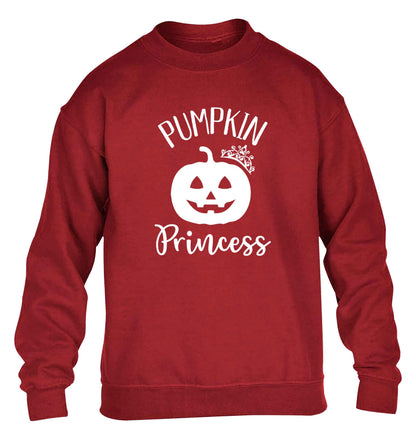 Happiness Pumpkin Spice children's grey sweater 12-13 Years