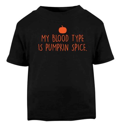 Let Be Pumpkin Spice Black baby toddler Tshirt 2 years