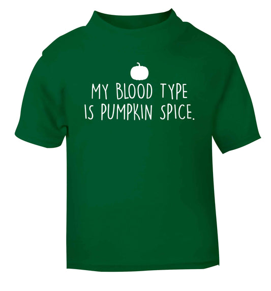 Let Be Pumpkin Spice green baby toddler Tshirt 2 Years