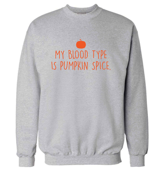 Let Be Pumpkin Spice adult's unisex grey sweater 2XL