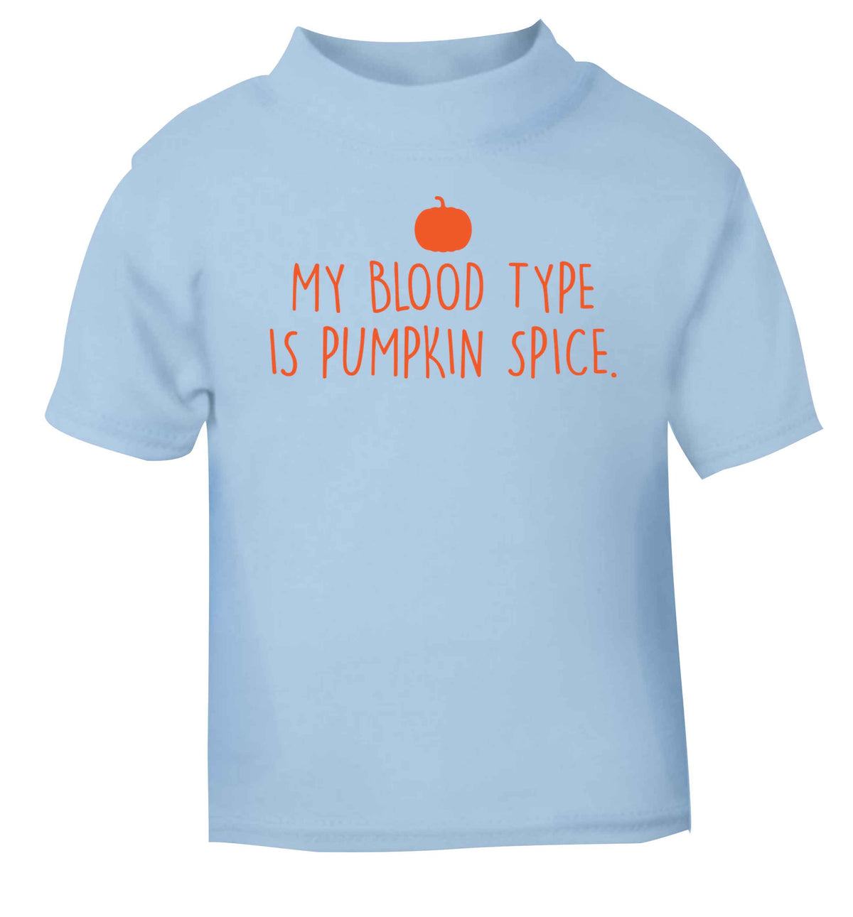 Let Be Pumpkin Spice light blue baby toddler Tshirt 2 Years