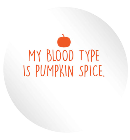 Let Be Pumpkin Spice 24 @ 45mm matt circle stickers