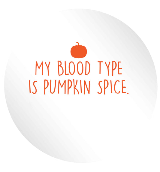Let Be Pumpkin Spice 24 @ 45mm matt circle stickers