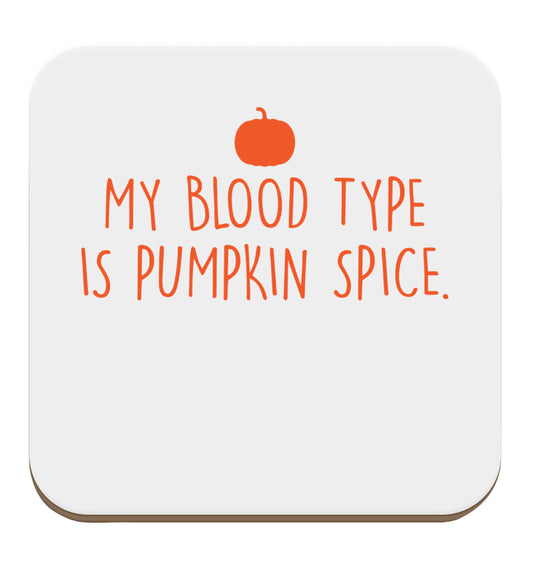 Let Be Pumpkin Spice set of four coasters