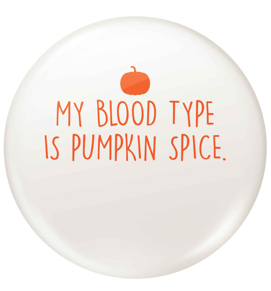 Let Be Pumpkin Spice small 25mm Pin badge